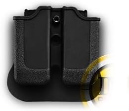 Glock 19 Double Magazine Pouch Black Fits Glock 19