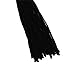 Erotik Leder Flogger Peitsche - Multifunktions Veloursleder Flogger Peitsche mit Glasdildo Griff (Schwarz)