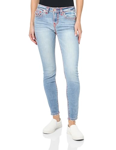 True Religion Women's Jennie Super T Midrise Flap Jean