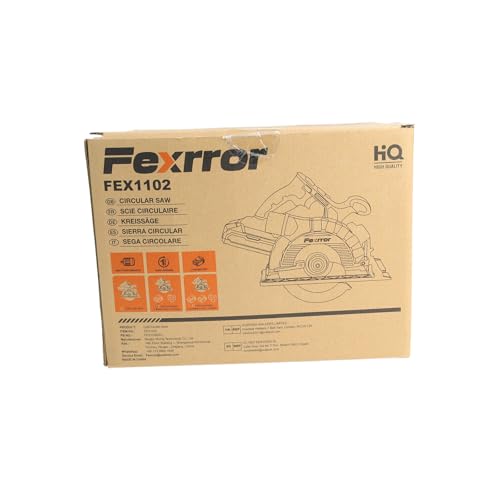 Fexrror Cordless Circular Saw with 4.0Ah Lithium-Ion Battery, 4000RPM, Dust Extraction, Adjustable Cutting Depth and Angle, 50mm(90 °), 36mm(45 °), Electric Saw with Laser for Cutting Wood, Plastic 9 Fexrror Cordless Circular Saw with 4.0Ah Lithium-Ion Battery, 4000RPM, Dust Extraction, Adjustable Cutting Depth and Angle, 50mm(90 °), 36mm(45 °), Electric Saw with Laser for Cutting Wood, Plastic - Image 9
