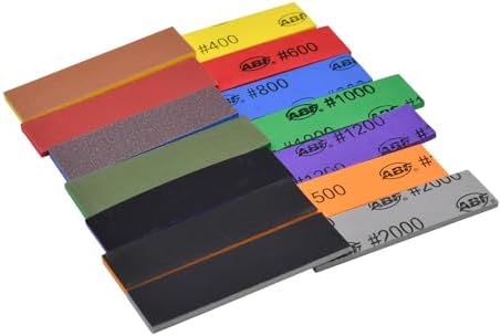 35 Pieces Abrasive Sponge Set, Wet and Dry Sandpaper, 400-2000 Grit, Flexible Sanding Sponge for Wood, Plastic, 3D Printing, DIY, Model Making