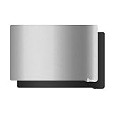 BIQU Resin Build Plate+Magnetic Sheet,202X128mm Resin Flexible Steel Plate Flex Bed for Anycubic Mono X,Anycubic Photon X,Smart kumitsu KL9 3D Printer(8x5inch),Sliver