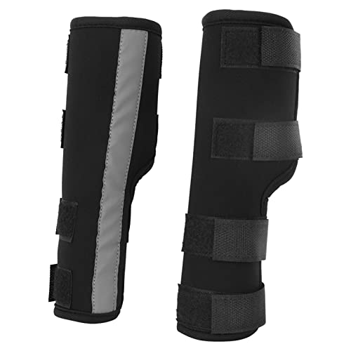 Fybida Dog Front Leg Brace,1 Pair Dog Elbow Protector,Elbow Support Wrap,Dog Knee Dog Knee Brace for Injuries Sprains Arthritis(L) - Image 2