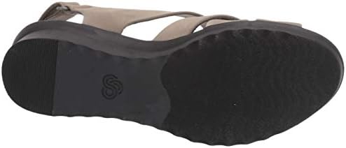 Clarks Women's Caddell JENA Wedge Sandal, Sage Synthetic, 110 M US | Image 3