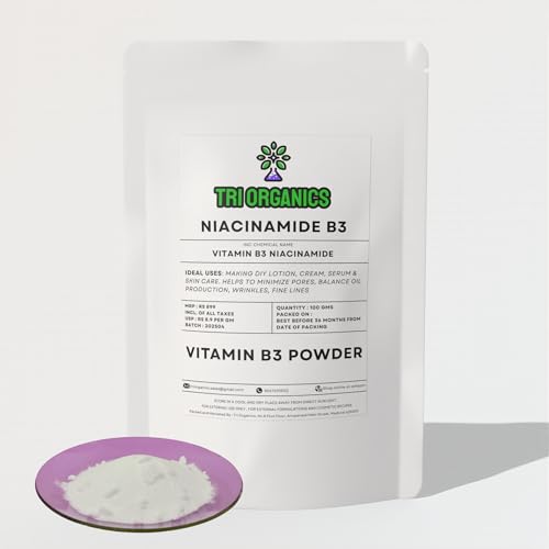 Image of Niacinamide Powder (Vitamin B3) | Cosmetic Grade, Water Soluble | For DIY Skincare, Serums & Creams | Helps Reduce Dark Spots, Oil & Pores