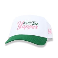 Full Time Yapper - Retro Kelly Green/Wihite