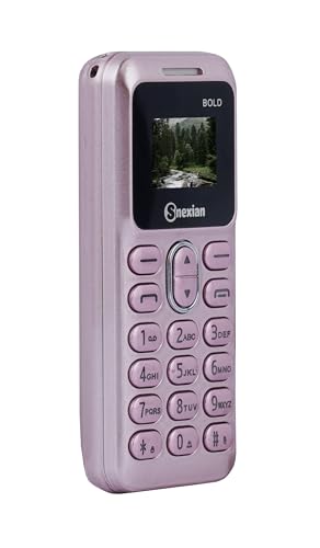 Image of Snexian All-New Bold A27 Small Size Dual Sim |Keypad Mobile| with 0.66 inch Display| BT Dialer | Small Phone|Bluetooth Size| Voice Changer |Long Lasting Battery | Feature Phone | Pink