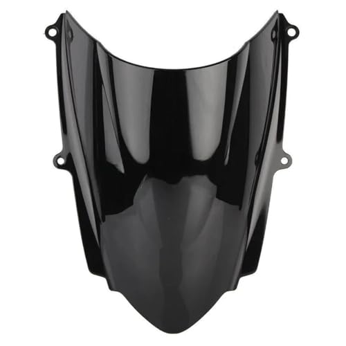 Pare-brise moto noir pour réduire la fatigue du vent sur 675