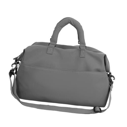 Sac de sport grande capacité gris multi-compartiments pratique