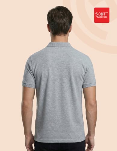 Image of Scott International Cotton Polo T Shirt | Collar Tshirts | Half Sleeves Plain T Shirt | T-Shirt |Tshirt for Men Stylish | Men's Tshirt