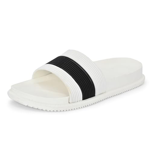 Image of Centrino Slides for Men | Comfortable & Stylish with Soft Insole | Trendy Design with Support Strap | Perfect for Spring Summer Travelling, Walking