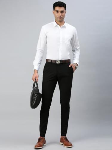 Image of RAMRAJ COTTON Men Full Sleeve Shirt | Prestigious Fit | Elegant Daily Formal Wear