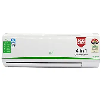 Nu 1.5 Ton 5 Star Inverter Split AC (2023 Model, NUAC155SCIA, White)