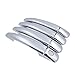 Door Handle Covers Compatible For Renault Clio 3 III 2005~2014 Car Imitation Carbon Fiber Or Chrome Protective Auto Accessories(Style 4)