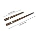 KUMGROT 3pcs Wooden Clock Hands Wood Clock Arms Needles Clock Repair Replacement Accessories Repair Kit A Style