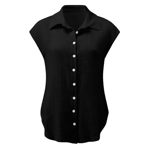 Teen Girls Linen Button Down Shirt Short Sleeve Flowy Tops Dressy Casual Collared Blouses Fashion Summer Clothes4