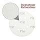 WORKPRO 150 Stück Schleifpapier 125mm Klett Schleifscheiben, Schleifblätter Körnung 60/80/100/150/180/240/320/400/600, 8 Loch Rund für Exzenterschleifer