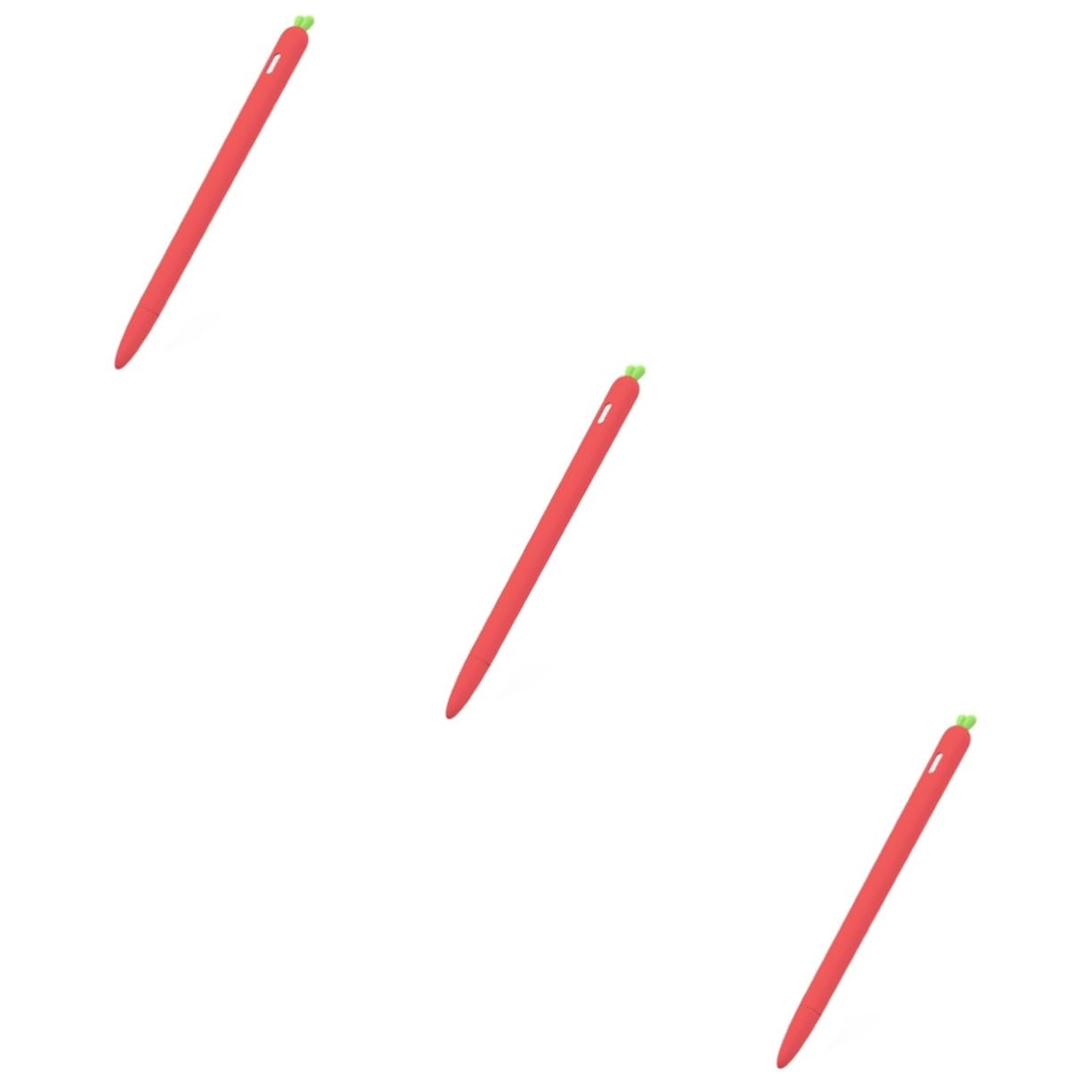 OSALADI 3pcs Generation Pencil Stylus Pen Case Cute Pencil Sleeve Ipencil Case Sling Pencil Holder Cell Phone Mount Lead Pencils Silicone Stylus Cover Phone Holder Cartoon