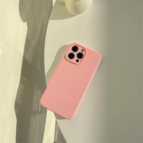 Coque antichoc iPhone 14 en silicone liquide souple absorption des impacts
