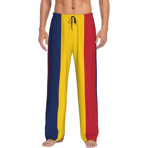 Pantalon de pyjama confortable taille élastique XXL pour jambes fortes