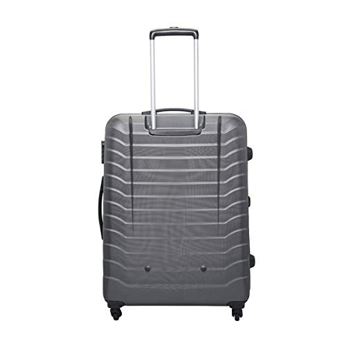 Image of Aristocrat Juke Grey Polycarbonate Hardsided Luggage Set of 3 Small, Medium & Large (JUKESETTMGP)