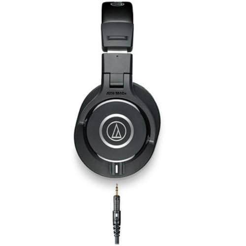 Image of Audio-Technica ATH-M40x Professional Monitor Headphones - Black with Desktop Headphone Stand