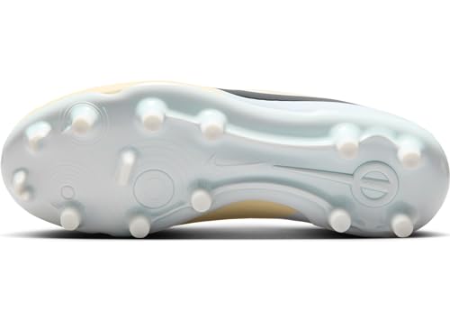 Nike Jr. Tiempo Legend 10 Club Little/Big Kids' Multi-Ground Low-Top Soccer (DV4352-700, Lemonade/Metallic Gold Coin/Black) Size 24