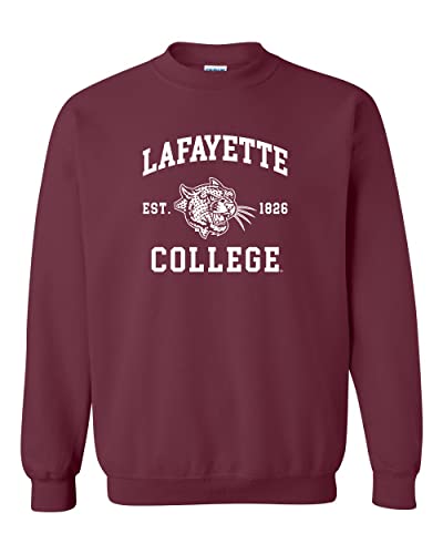 CreateMyTee | Lafayette College Est 1826 Crewneck Sweatshirt