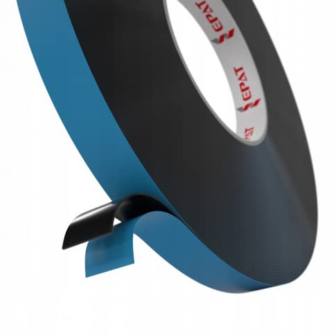 Double Sided Adhesive Foam Tape,Outdoor Indoor Super Strong Seal Strip for Automotive Mounting Weatherproof Black Tape for Car,LED Light Strip,Office&Home Decoration,Frame,carpet fixation