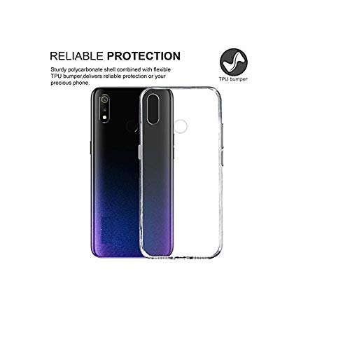 Image of COVERBLACK Rubber Back Cover for Infinix X627V -Smart 3 Plus- Transparent