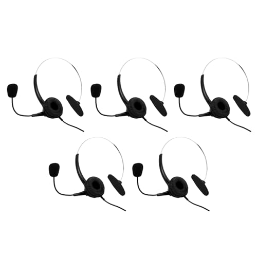 Auriculares RJ9 Monoaurales 5X para eliminar ruido ambiental en llamadas