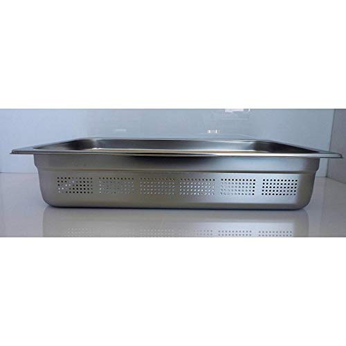 BACINELLA GASTRONORM Inox GN1/1MISURA 530X325 H 100 MM Forata