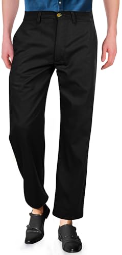 ROYALE LINENS Men's Classic-Fit Wrinkle-Resistant Flat-Front Chino Pant2