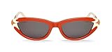 MATERIAL: Montura de acetato de celulosa en acabado bicolor Memphis, ligera y duradera. PROTECCIÓN: Lentes Cat.3 con filtro UV400, bloquean el 100% de los rayos UVA y UVB. ACCESORIOS: Incluye funda semirrígida de PVC, caja exclusiva Mr. Boho y mopa de limpieza. COMODIDAD: Diseño cat-eye ergonómico, pensado para un uso diario cómodo y seguro. ESTILO: Montura con contraste en terracota y marfil, un accesorio femenino y contemporáneo.