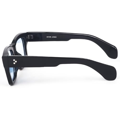 Image of Peter Jones I Zero Power Blue Cut Computer Glasses I Retro Square Shape I Gaming Glasses I UV Protected & Blocks Harmful Rays I Men & Women I Large Square 3804