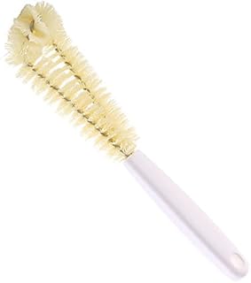 Ramoni Szczotka do butelek w ergonomicznym uchwycie, do butelek i mycia piwa, wina, butelek sportowych, kotłów do herbaty, karafki, wąska