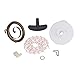 Cancanle Seilzug-Starter-Riemenscheibe, Griffseil, Federklinken-Kit für Stihl FC55 FS38 FS45 FS55 HL45 KM55 MM55 Motor
