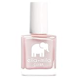 ella+mila Dream Collection - My Fantasy Fast Drying Nail Polish - Pearly Pale Pink Vegan Nail Polish - Chip Resistant 17 Free Nail Polish with Metallic Finish - (0.45 fl. oz)