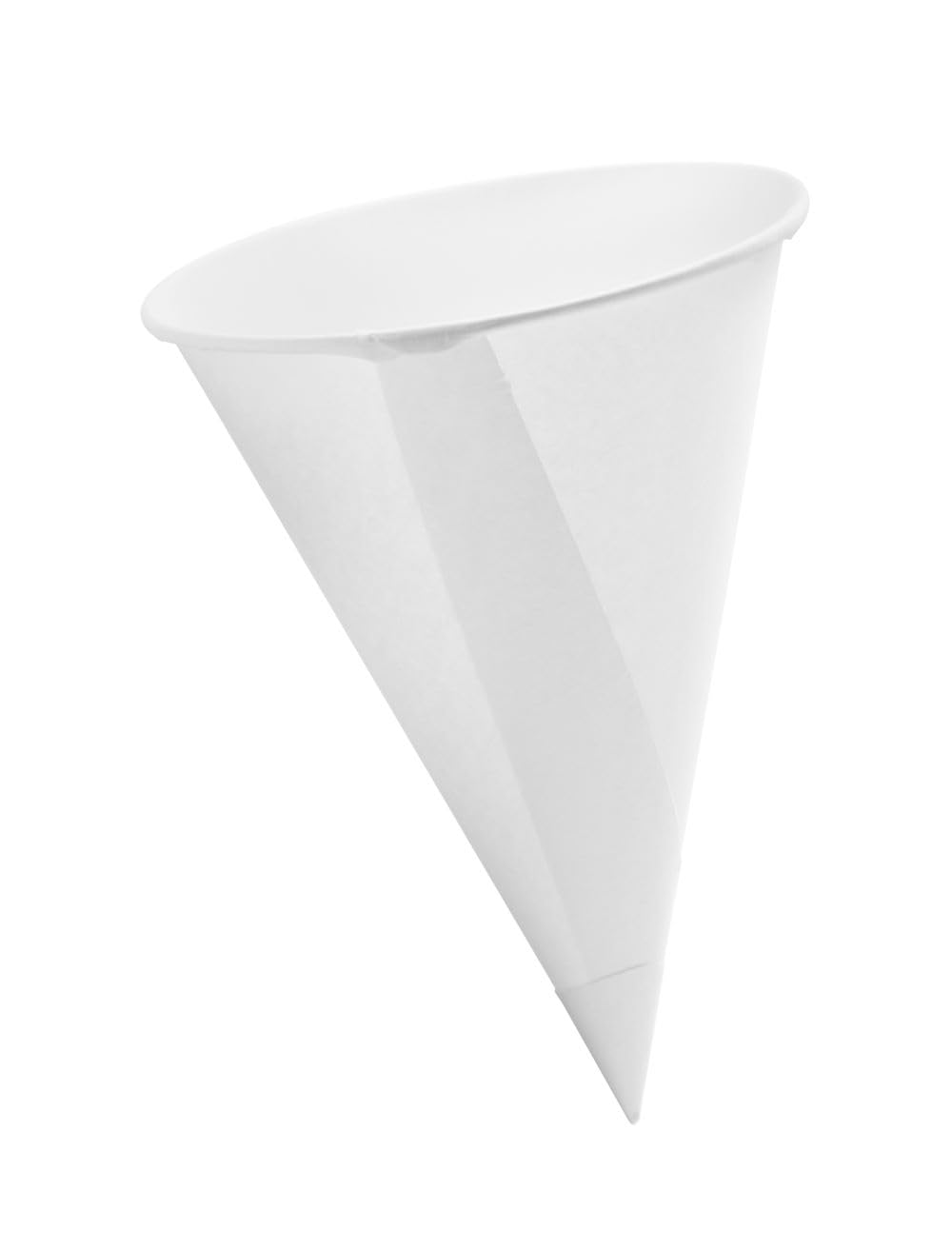Pro DP 5000 Spitzbecher Wasserbecher Water Cones Trinkkegel für Wasserspender 133ml 4,5oz Ø75mm weiß Bio Bagasse/Zuckerrohr biologisch abbaubar