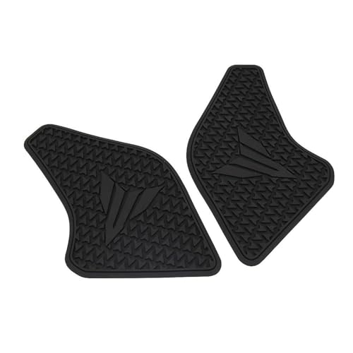 Almohadilla de tanque para Yamaha MT07 2021 grip lateral antiderrapante color negro