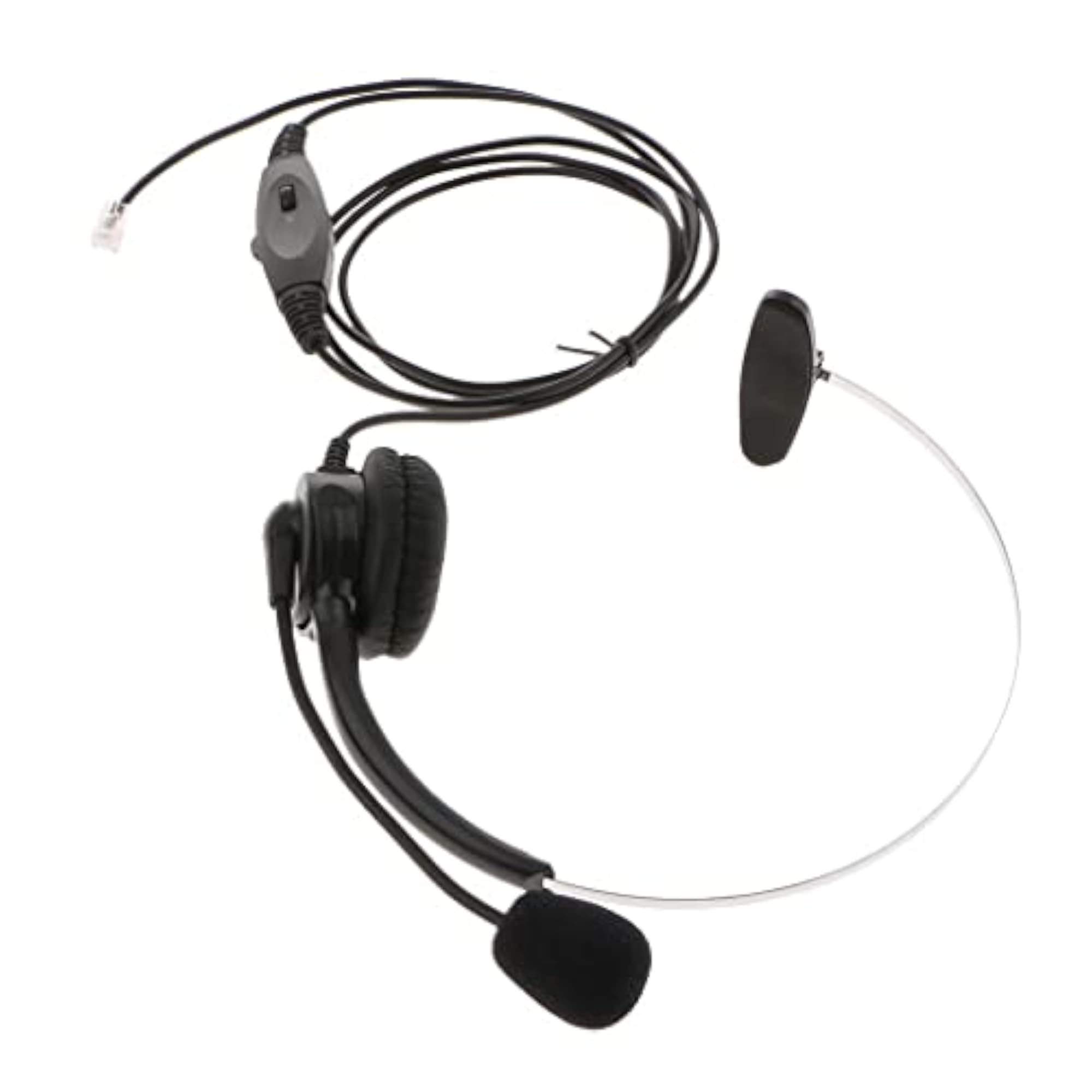 Professional Telephone Headset with Noise Cancellation