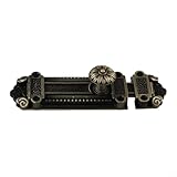 Style vintage et artisanat exquis : conçu avec un style vintage et une fabrication exquise, ce verrou de porte ajoute une touche d'élégance et de sophistication à n'importe quel espace.