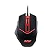 Produktbild Acer Nitro Gaming Maus (4.200 DPI, anpassbar mit vier Stufen und acht Tasten inkl. Burst Fire, LED Beleuchtung, optionale Gewichte (4x 5g)) rot/schwarz