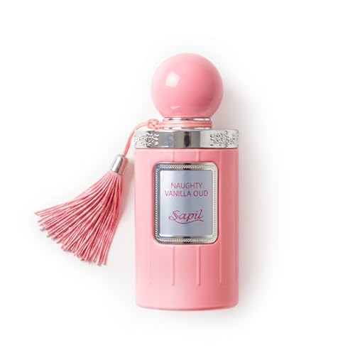 Sapil Naughty Vanilla Oud Eau De Parfum 100ml Affordable Luxury Perfume Sweet Fragrance with Buttery Caramel Liquorice Top Notes Bold Blend Perfumes for Women