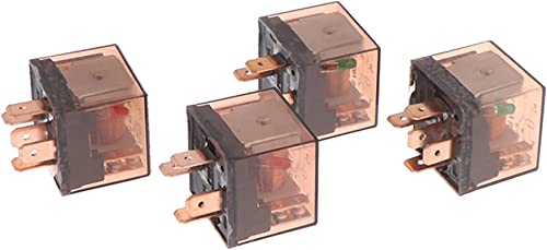 Relé de automóviles impermeable 24V 80A con 5 alfileres para control SPDT 4
