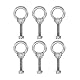 PATIKIL Ringschraube, M6x30 304 Edelstahl ösenschraube Gewinde mit Sechskantschraube, Mutter, Dichtung und Unterlegscheibe zum Aufhängen und Sichern von Ketten und Drahtseilen, 6 Sets
