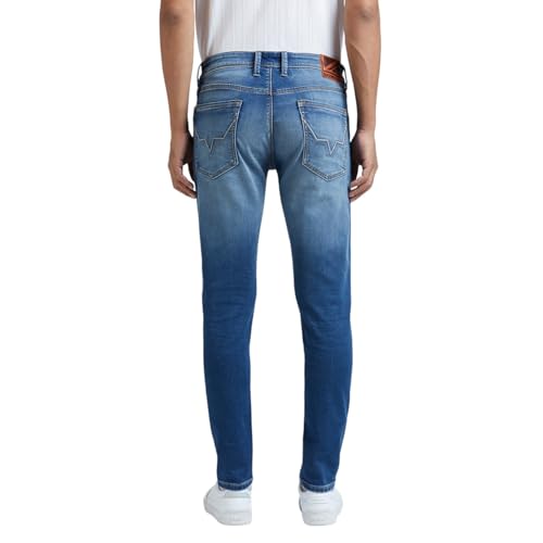 Image of Pepe Jeans Men's Regular Fit Jeans | Mid Rise | Chinox | Jeans for Man
