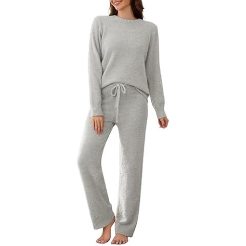 Vancavoo Women's Warm Fleece Pyjama Set Cover