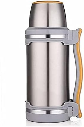 TWDYC 2L Stainless Steel Insulated Vacuum Flask Work Travel Camping Sport Kettle,Vacuum Insulated Beverage Bottle,Insulated Cup mug (Color : Silver)