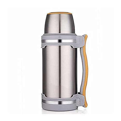 Twdyc 2L Stainless Steel Insulated Vacuum Flask Work Travel Camping Sport Kettle,Vacuum Insulated Beverage Bottle,Insulated Cup Mug (Color : Silver) #TOP5